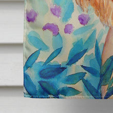 Load image into Gallery viewer, Airedale Terrier in Flowers Flag Canvas House Size
