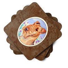 Load image into Gallery viewer, Airedale Terrier in Flowers Foam Coaster  7007FC