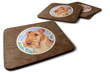 Load image into Gallery viewer, Airedale Terrier in Flowers Foam Coaster  7007FC
