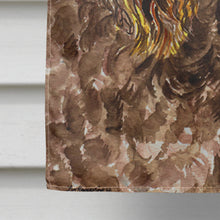 Load image into Gallery viewer, American Water Spaniel Flag Canvas House Size