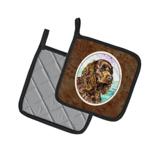 Load image into Gallery viewer, American Water Spaniel Pot Holders - Set of 2 Decorative Kitchen Helpers | Made in the USA 7008PTHD