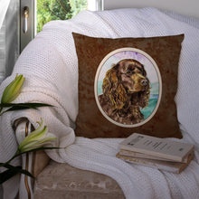 Load image into Gallery viewer, American Water Spaniel Throw Pillow - 14x14 Decorative Pillow – Art for Your Home &amp; Patio 7008PW1414