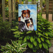Load image into Gallery viewer, Australian Shepherd Double Trouble Garden Flag – Decorative Outdoor Yard Flag