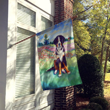 Load image into Gallery viewer, Bernese Mountain Dog Flag Canvas House Size