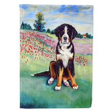 Load image into Gallery viewer, Bernese Mountain Dog Flag Canvas House Size