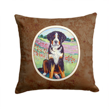 Load image into Gallery viewer, Bernese Mountain Dog Throw Pillow - 14x14 Decorative Pillow – Art for Your Home &amp; Patio 7011PW1414