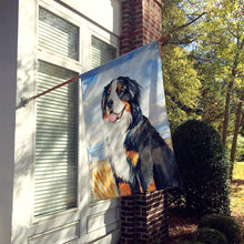 Load image into Gallery viewer, Bernese Mountain Dog Flag Canvas House Size