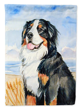 Load image into Gallery viewer, Bernese Mountain Dog Flag Canvas House Size