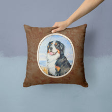 Load image into Gallery viewer, Momma's Love Bernese Mountain Dog Throw Pillow - 14x14 Decorative Pillow – Art for Your Home &amp; Patio 7012PW1414