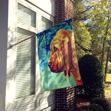 Load image into Gallery viewer, Bloodhound Thoughtful Flag Canvas House Size