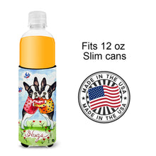 Load image into Gallery viewer, Hugs Boston Terrier Slim Can Hugger – Fun &amp; Functional Drink Coolers 7015MUK