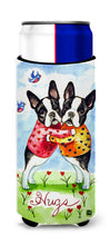 Load image into Gallery viewer, Hugs Boston Terrier Slim Can Hugger – Fun &amp; Functional Drink Coolers 7015MUK