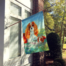 Load image into Gallery viewer, Cavalier Spaniel Momma's Love Flag Canvas House Size
