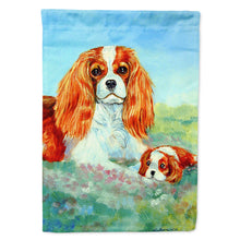 Load image into Gallery viewer, Cavalier Spaniel Momma's Love Flag Canvas House Size