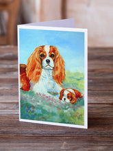 Load image into Gallery viewer, Cavalier Spaniel Momma's Love Greeting Cards -  Blank Note Cards – 8-Pack of Artist-Designed Cards with Envelopes