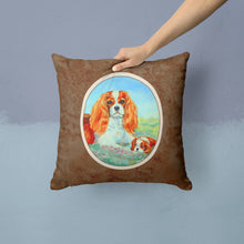 Load image into Gallery viewer, Cavalier Spaniel Momma's Love Throw Pillow - 14x14 Decorative Pillow – Art for Your Home &amp; Patio 7019PW1414