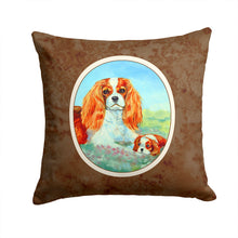 Load image into Gallery viewer, Cavalier Spaniel Momma's Love Throw Pillow - 14x14 Decorative Pillow – Art for Your Home &amp; Patio 7019PW1414