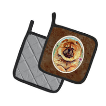 Load image into Gallery viewer, Chow Chow Pot Holders - Set of 2 Decorative Kitchen Helpers | Made in the USA 7020PTHD