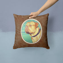 Load image into Gallery viewer, Dogue de Bordeaux Throw Pillow - 14x14 Decorative Pillow – Art for Your Home &amp; Patio 7024PW1414