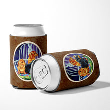 Load image into Gallery viewer, Dachshund Two Red and a Black and Tan Can or Bottle Hugger 7025CC