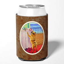 Load image into Gallery viewer, Helping Himself Fawn Pug Can or Bottle Hugger 7027CC