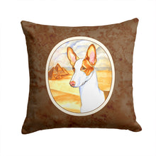 Load image into Gallery viewer, Ibizan Hound Throw Pillow - 14x14 Decorative Pillow – Art for Your Home &amp; Patio 7031PW1414