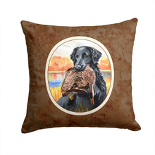 Load image into Gallery viewer, Flat Coated Retriever Throw Pillow - 14x14 Decorative Pillow – Art for Your Home &amp; Patio 7032PW1414