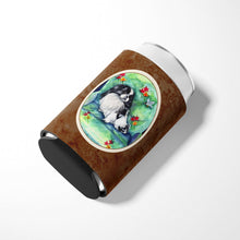 Load image into Gallery viewer, Japanese Chin in Momma's Chair Can or Bottle Hugger 7034CC