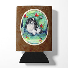 Load image into Gallery viewer, Japanese Chin in Momma's Chair Can or Bottle Hugger 7034CC