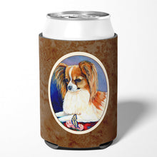 Load image into Gallery viewer, Papillon Rose and Butterfly Can or Bottle Hugger 7038CC
