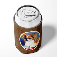 Load image into Gallery viewer, Papillon Rose and Butterfly Can or Bottle Hugger 7038CC