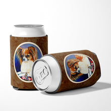 Load image into Gallery viewer, Papillon Rose and Butterfly Can or Bottle Hugger 7038CC