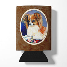 Load image into Gallery viewer, Papillon Rose and Butterfly Can or Bottle Hugger 7038CC