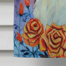Load image into Gallery viewer, Papillon in the roses Flag Canvas House Size
