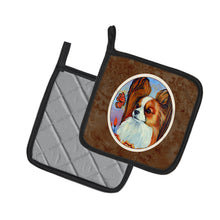 Load image into Gallery viewer, Papillon Pot Holders - Set of 2 Decorative Kitchen Helpers | Made in the USA 7039PTHD