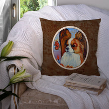 Load image into Gallery viewer, Papillon Throw Pillow - 14x14 Decorative Pillow – Art for Your Home &amp; Patio 7039PW1414