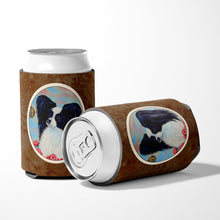 Load image into Gallery viewer, Papillon Black and White Can or Bottle Hugger 7040CC