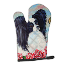 Load image into Gallery viewer, Papillon Black and White Oven Mitt 7040OVMT