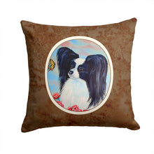 Load image into Gallery viewer, Papillon Black and White Throw Pillow - 14x14 Decorative Pillow – Art for Your Home &amp; Patio 7040PW1414