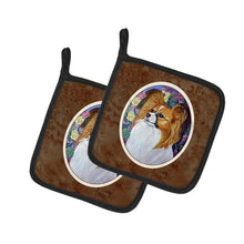 Load image into Gallery viewer, Papillon Pot Holders - Set of 2 Decorative Kitchen Helpers | Made in the USA 7041PTHD
