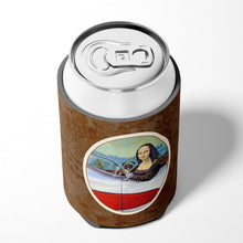 Load image into Gallery viewer, Fawn Pug and Mona Lisa Can or Bottle Hugger 7043CC