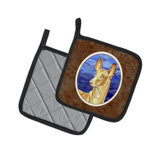 Load image into Gallery viewer, Pharaoh Hound Pot Holders - Set of 2 Decorative Kitchen Helpers | Made in the USA 7044PTHD