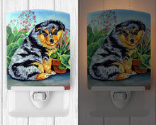 Load image into Gallery viewer, Australian Shepherd Puppy Ceramic Night Light 7045CNL