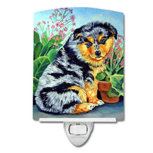 Load image into Gallery viewer, Australian Shepherd Puppy Ceramic Night Light 7045CNL