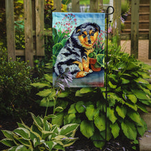 Load image into Gallery viewer, Australian Shepherd Puppy Garden Flag – Decorative Outdoor Yard Flag