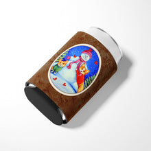 Load image into Gallery viewer, Snowman with Corgi Can or Bottle Hugger 7048CC