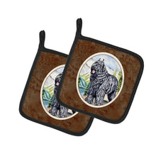 Load image into Gallery viewer, Bouvier des Flandres Pot Holders - Set of 2 Decorative Kitchen Helpers | Made in the USA 7049PTHD
