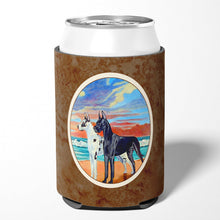 Load image into Gallery viewer, At sunset Great Dane Harlequin and Black Can or Bottle Hugger 7051CC