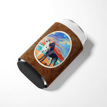 Load image into Gallery viewer, At sunset Great Dane Harlequin and Black Can or Bottle Hugger 7051CC