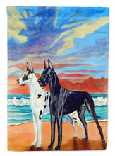 Load image into Gallery viewer, At sunset Great Dane Flag Canvas House Size